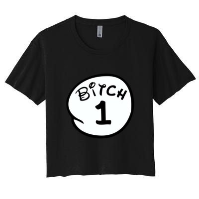 Personalize Bitch 1 2 3 4 5 Custom Number Crop Top