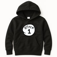 Personalize Bitch 1 2 3 4 5 Custom Number Kids Hoodie