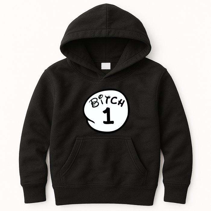 Personalize Bitch 1 2 3 4 5 Custom Number Kids Hoodie