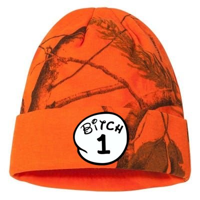 Personalize Bitch 1 2 3 4 5 Custom Number Kati Licensed 12" Camo Beanie