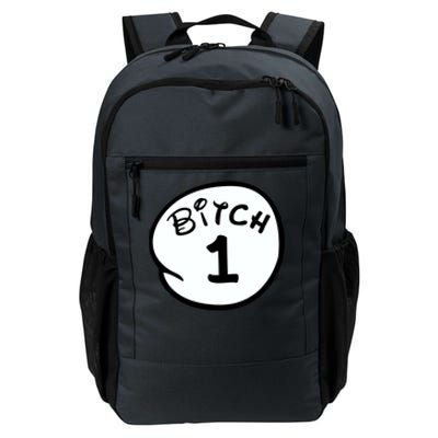 Personalize Bitch 1 2 3 4 5 Custom Number Daily Commute Backpack