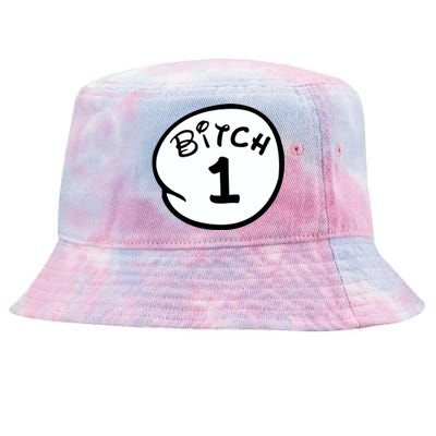 Personalize Bitch 1 2 3 4 5 Custom Number Tie-Dyed Bucket Hat