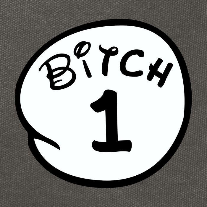 Personalize Bitch 1 2 3 4 5 Custom Number Cotton Canvas Backpack