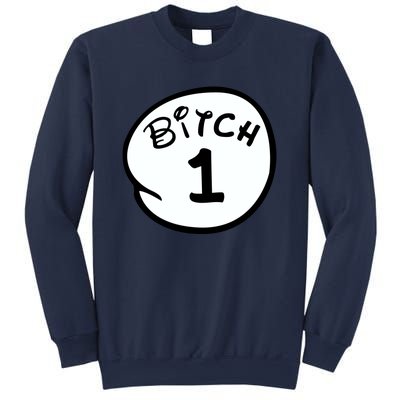 Personalize Bitch 1 2 3 4 5 Custom Number Sweatshirt