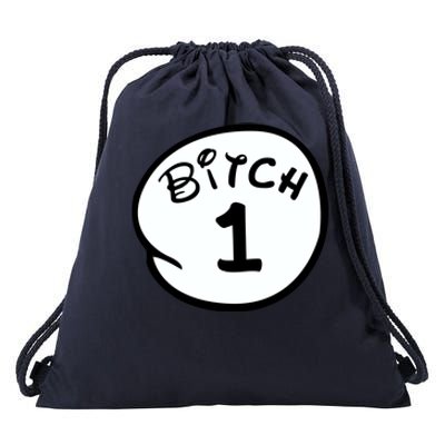 Personalize Bitch 1 2 3 4 5 Custom Number Drawstring Bag