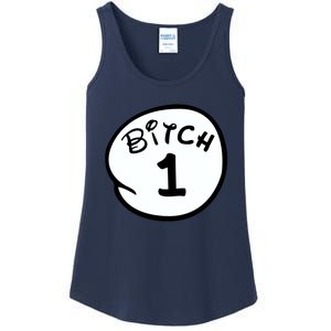 Personalize Bitch 1 2 3 4 5 Custom Number Ladies Essential Tank