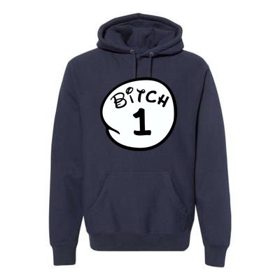 Personalize Bitch 1 2 3 4 5 Custom Number Premium Hoodie