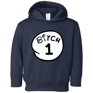 Personalize Bitch 1 2 3 4 5 Custom Number Toddler Hoodie