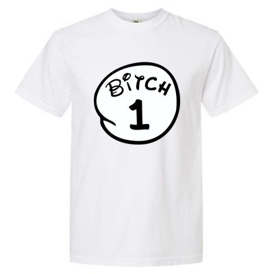 Personalize Bitch 1 2 3 4 5 Custom Number Garment-Dyed Heavyweight T-Shirt