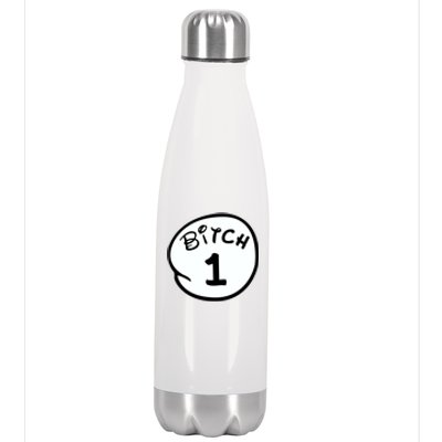 Personalize Bitch 1 2 3 4 5 Custom Number Stainless Steel Insulated Water Bottle