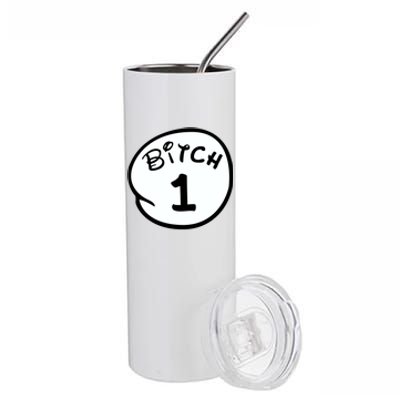 Personalize Bitch 1 2 3 4 5 Custom Number Stainless Steel Tumbler