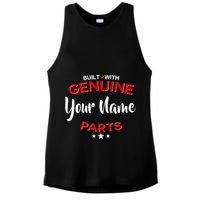 Personalize Built With Genuine Parts Custom Name Ladies PosiCharge Tri-Blend Wicking Tank