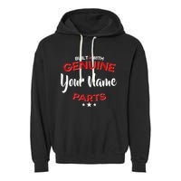 Personalize Built With Genuine Parts Custom Name Garment-Dyed Fleece Hoodie