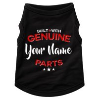 Personalize Built With Genuine Parts Custom Name Doggie Tank