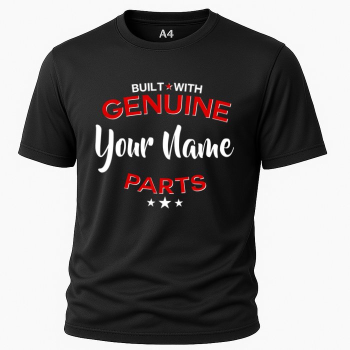 Personalize Built With Genuine Parts Custom Name Cooling Performance Crew T-Shirt