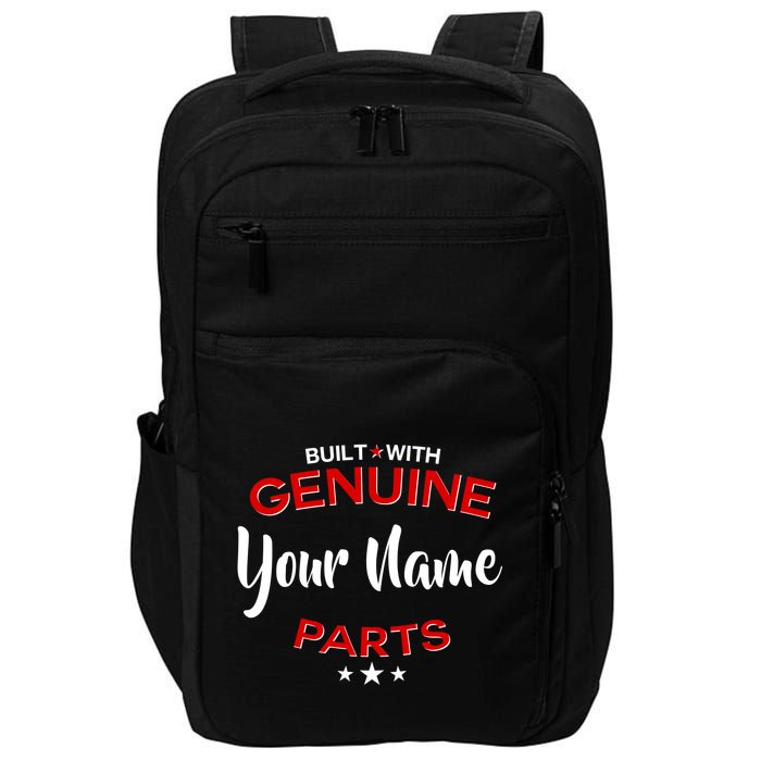 Personalize Built With Genuine Parts Custom Name Impact Tech Backpack