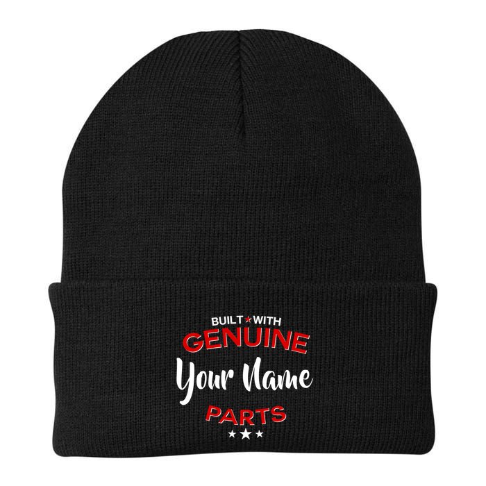 Personalize Built With Genuine Parts Custom Name Beanie