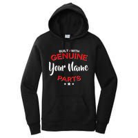 Personalize Built With Genuine Parts Custom Name Women's Pullover Hoodie