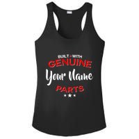 Personalize Built With Genuine Parts Custom Name Ladies PosiCharge Competitor Racerback Tank