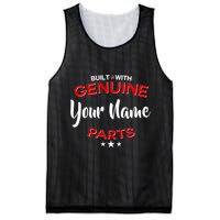 Personalize Built With Genuine Parts Custom Name Mesh Reversible Basketball Jersey Tank
