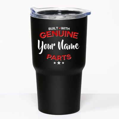 Personalize Built With Genuine Parts Custom Name Tumbler