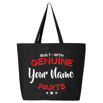 Personalize Built With Genuine Parts Custom Name 25L Jumbo Tote