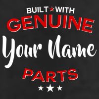 Personalize Built With Genuine Parts Custom Name 25L Jumbo Tote