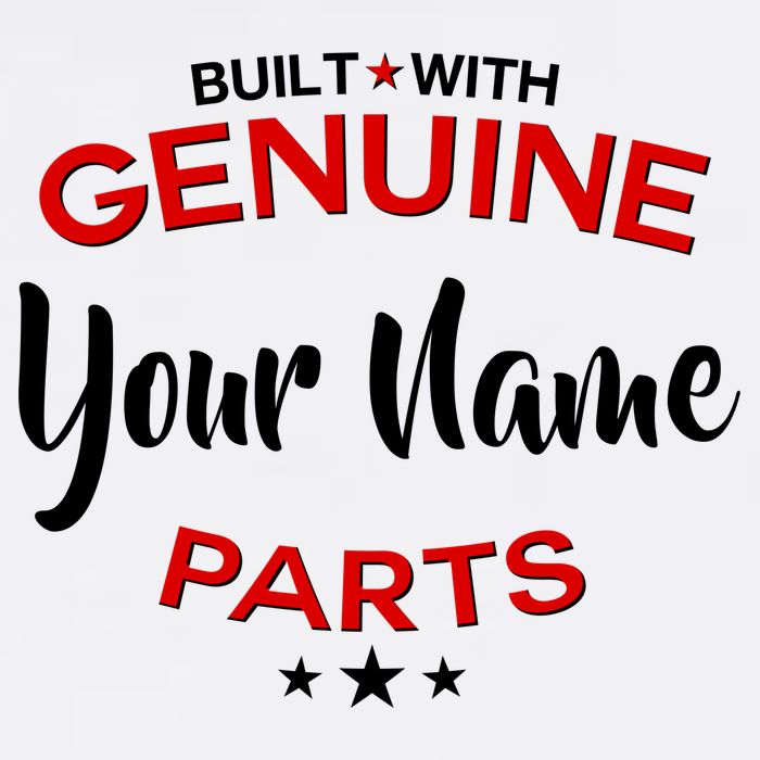 Personalize Built With Genuine Parts Custom Name Garment-Dyed Sweatshirt