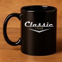 Personalize Classic Birthday Custom Year 11oz C Handle Ceramic Mug