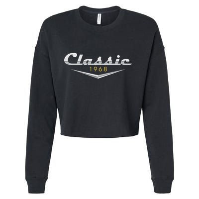 Personalize Classic Birthday Custom Year Cropped Pullover Crew