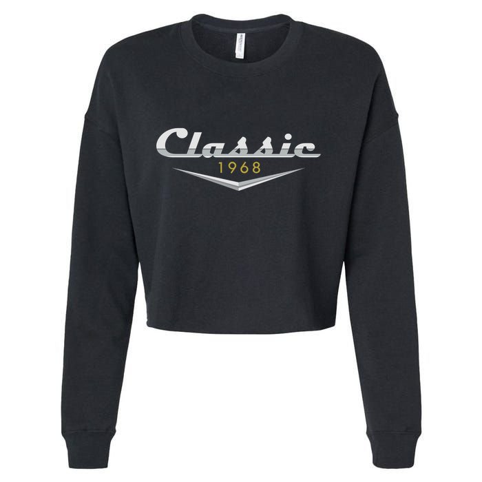 Personalize Classic Birthday Custom Year Cropped Pullover Crew
