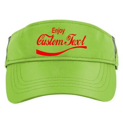 Personalize Enjoy Custom Text Name Spoof Logo Adult Drive Performance Visor