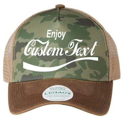 Personalize Enjoy Custom Text Name Spoof Logo Legacy Tie Dye Trucker Hat