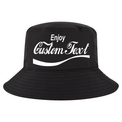 Personalize Enjoy Custom Text Name Spoof Logo Cool Comfort Performance Bucket Hat