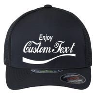 Personalize Enjoy Custom Text Name Spoof Logo Flexfit Unipanel Trucker Cap