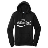 Personalize Enjoy Custom Text Name Spoof Logo Women's Pullover Hoodie