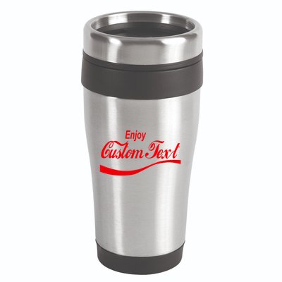 Personalize Enjoy Custom Text Name Spoof Logo 16oz Travel Tumbler