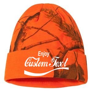 Personalize Enjoy Custom Text Name Spoof Logo Kati Licensed 12" Camo Beanie