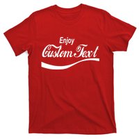 Personalize Enjoy Custom Text Name Spoof Logo T-Shirt