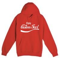 Personalize Enjoy Custom Text Name Spoof Logo Premium Pullover Hoodie