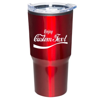Personalize Enjoy Custom Text Name Spoof Logo Tumbler