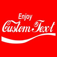 Personalize Enjoy Custom Text Name Spoof Logo Metallic Star Ornament