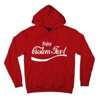 Personalize Enjoy Custom Text Name Spoof Logo Tall Hoodie