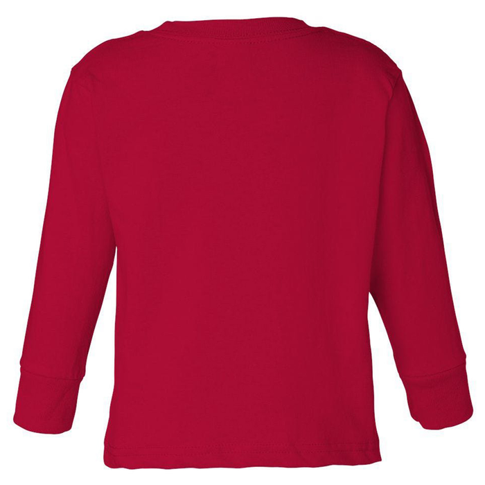 Personalize Enjoy Custom Text Name Spoof Logo Toddler Long Sleeve Shirt