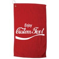 Personalize Enjoy Custom Text Name Spoof Logo Golf Towel