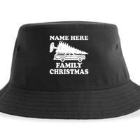 Personalize Family Christmas Custom Sustainable Bucket Hat