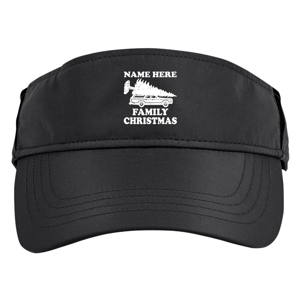 Personalize Family Christmas Custom Adult Drive Performance Visor