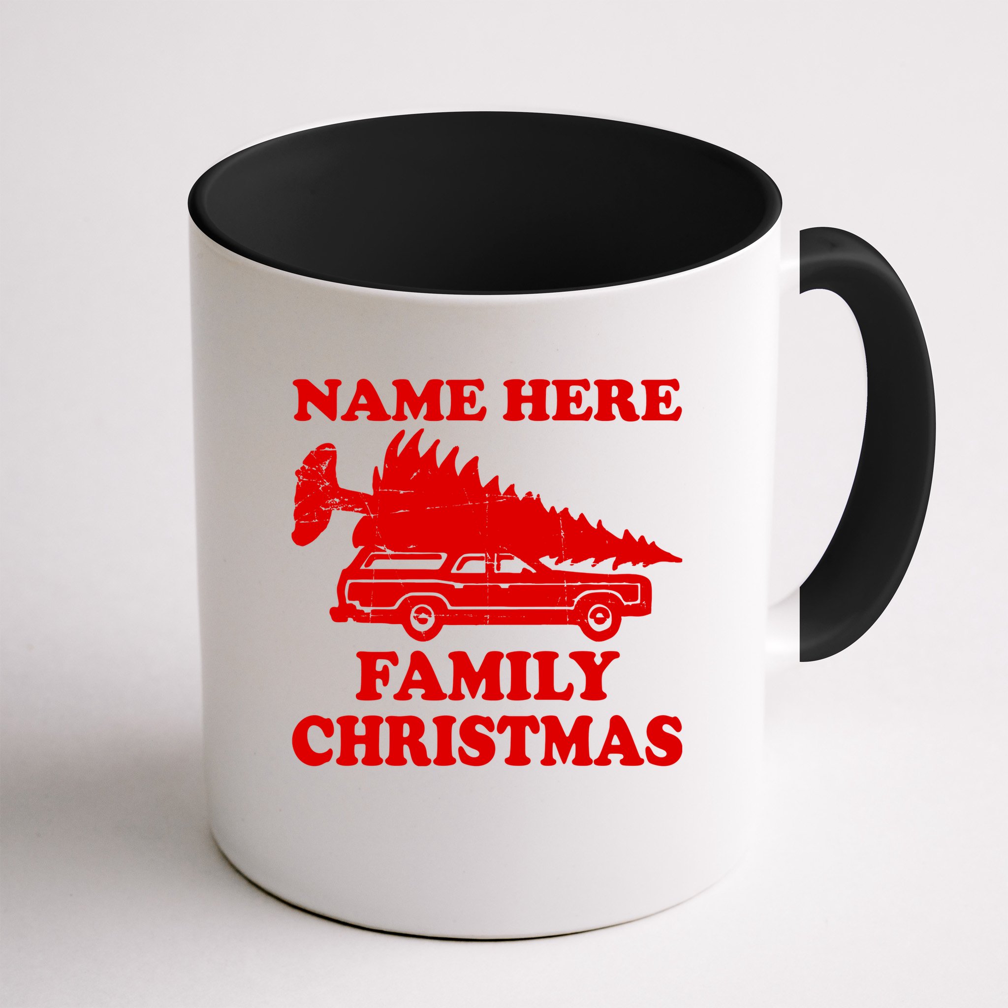 Personalize Family Christmas Custom Mug