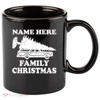 Personalize Family Christmas Custom 11oz C Handle Ceramic Mug