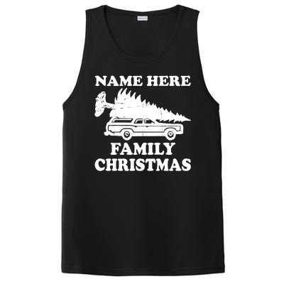 Personalize Family Christmas Custom PosiCharge Competitor Tank